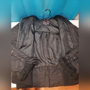 Deb 3X Womens hooded puffer jacket